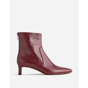 NWOT Madewell The Dimes Kitten-Heel Boot in Deep Merlot NN026 Size 7